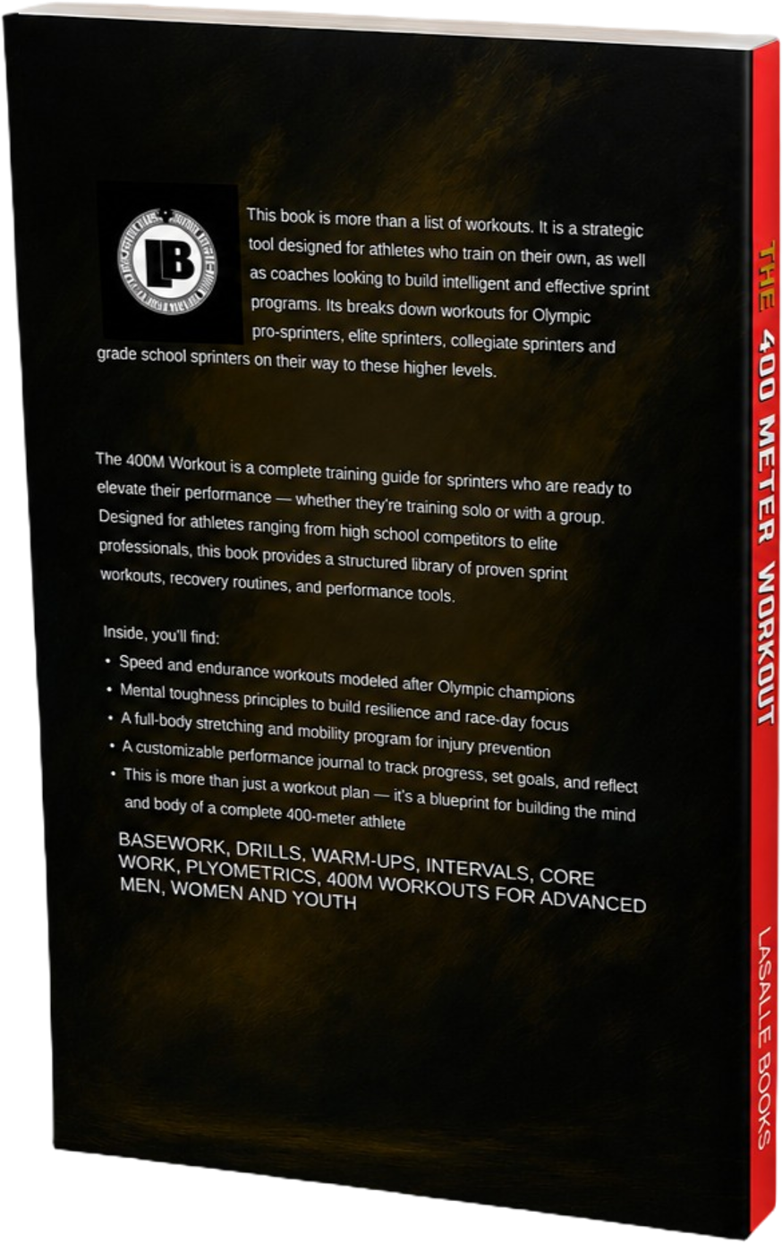 The 400 Meter Workout Book Back